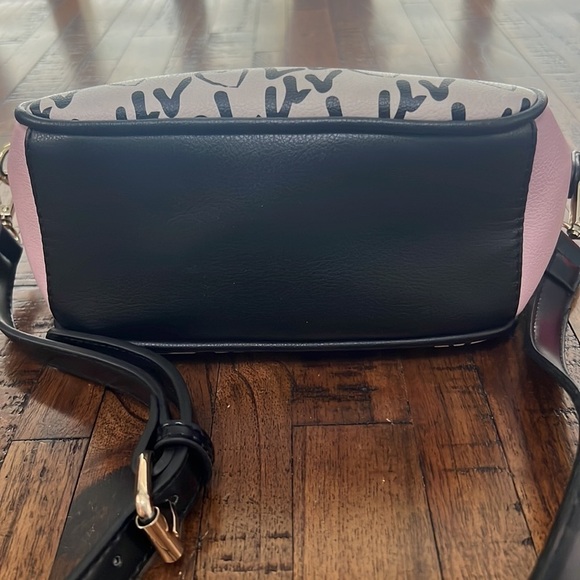 Betsey Johnson LUV Top handle little bag & crossbody detachable strap Barbiecore - Picture 5 of 12